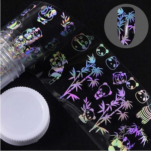 LuxuryGlow Starry Sky Nail Foil Tape – DIY Nail Art Sticker Roll (1 Meter)