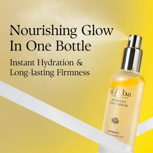 d’alba Piedmont White Truffle Aromatic Spray Serum – Hydrating & Firming Korean Face Mist, 4.05 fl oz