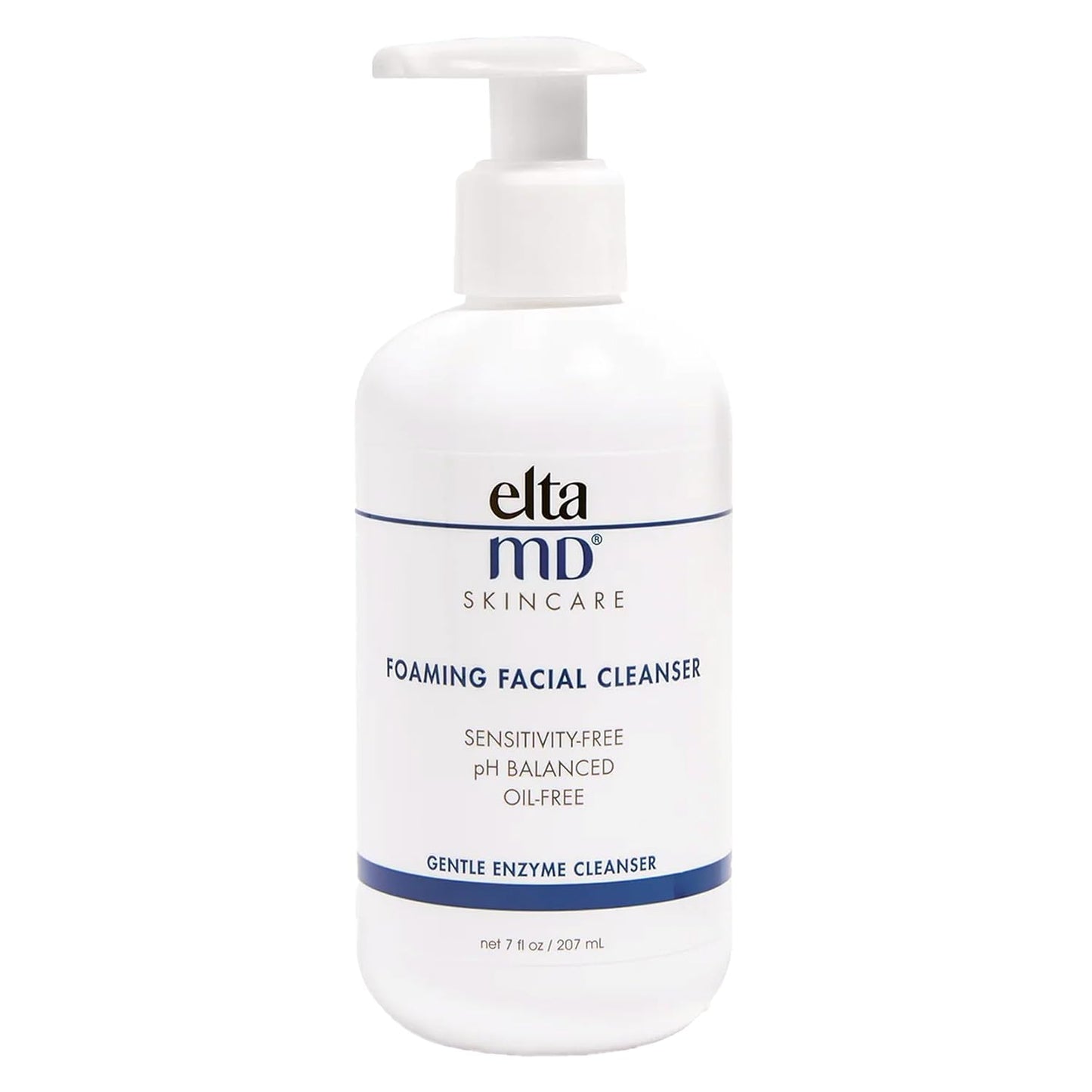 EltaMD Foaming Facial Cleanser – Gentle pH-Balanced Face Wash, Removes Oil, Impurities & Makeup, Fragrance-Free, Suitable for All Skin Types, 7 oz