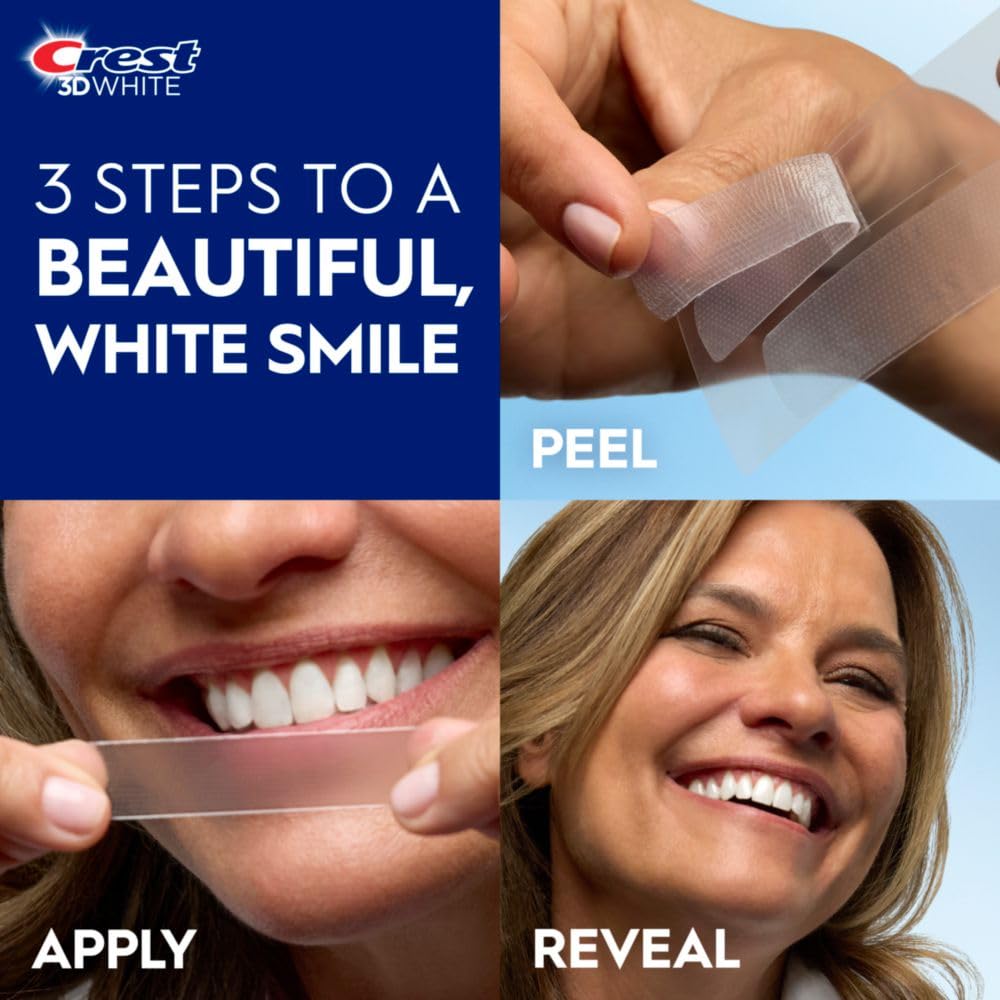 Crest 3D Whitestrips Age Renew – Professional Teeth Whitening Kit, 21-Day Treatment with 42 Enamel-Safe Strips