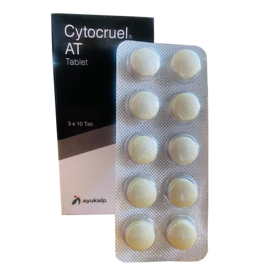 Ayukalp Cytocruel AT Tablets (30 Capsules) – Herbal Immunity & Wellness Support Supplement
