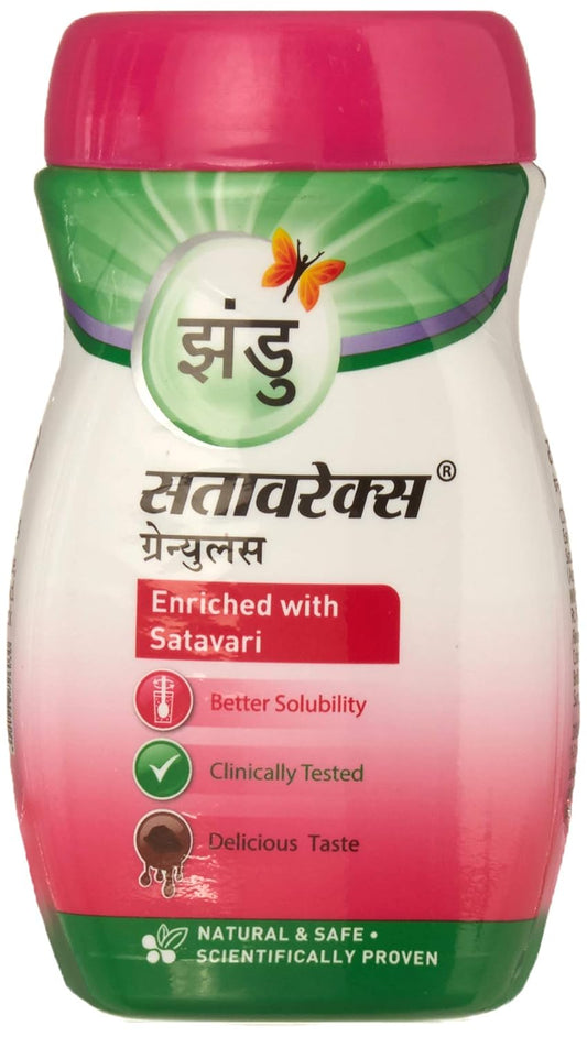 Zandu Satavarex Granules 210g – Ayurvedic Lactation Supplement for Nursing Mothers | Enriched with Shatavari
