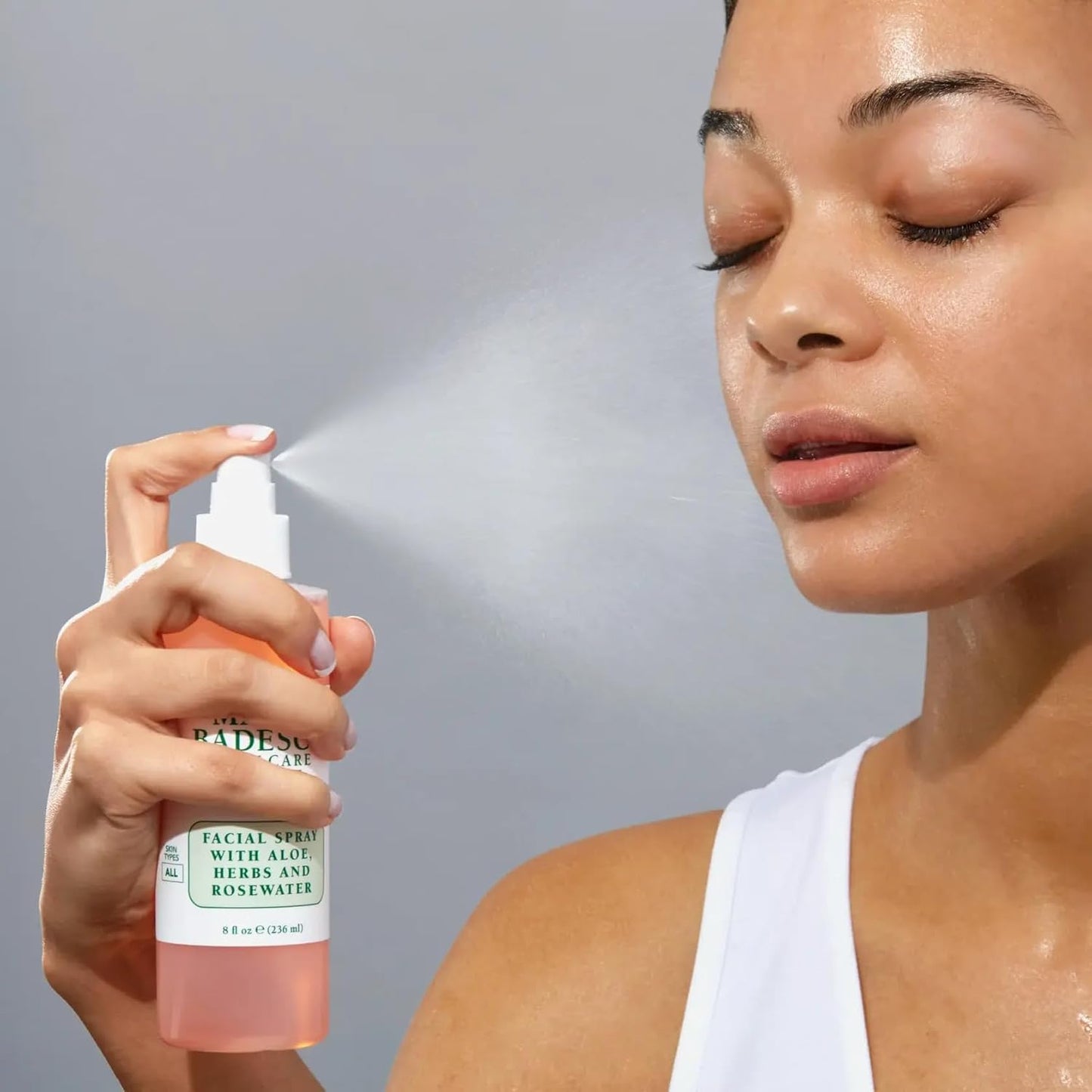 Mario Badescu Facial Spray with Aloe, Herbs & Rosewater – Hydrating Face Mist, 8oz