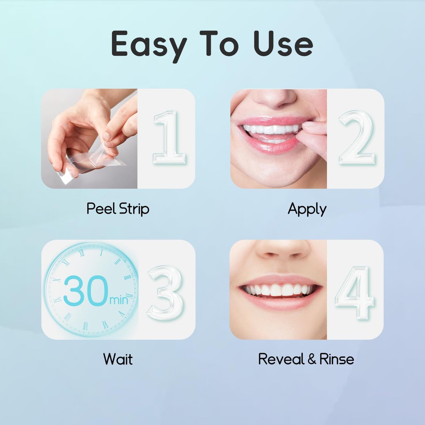 Shodu Professional Teeth Whitening Strips – Enamel-Safe, Sensitive-Friendly, Deep Stain Removal (7 Treatments, 14 Strips)