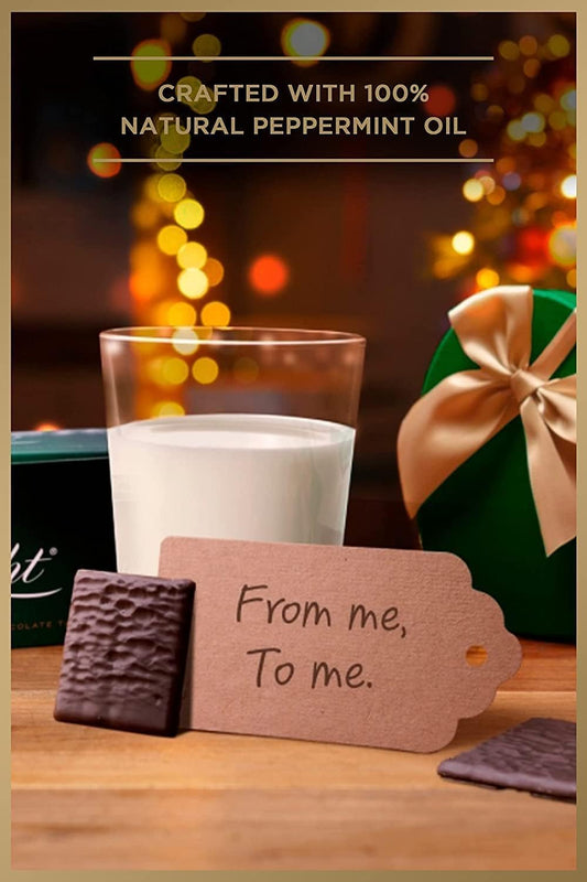 Nestlé After Eight Dark Mint Chocolate Thins – Creamy Mint Fondant in Rich Dark Chocolate | 300g Gift Box (UK Imported)