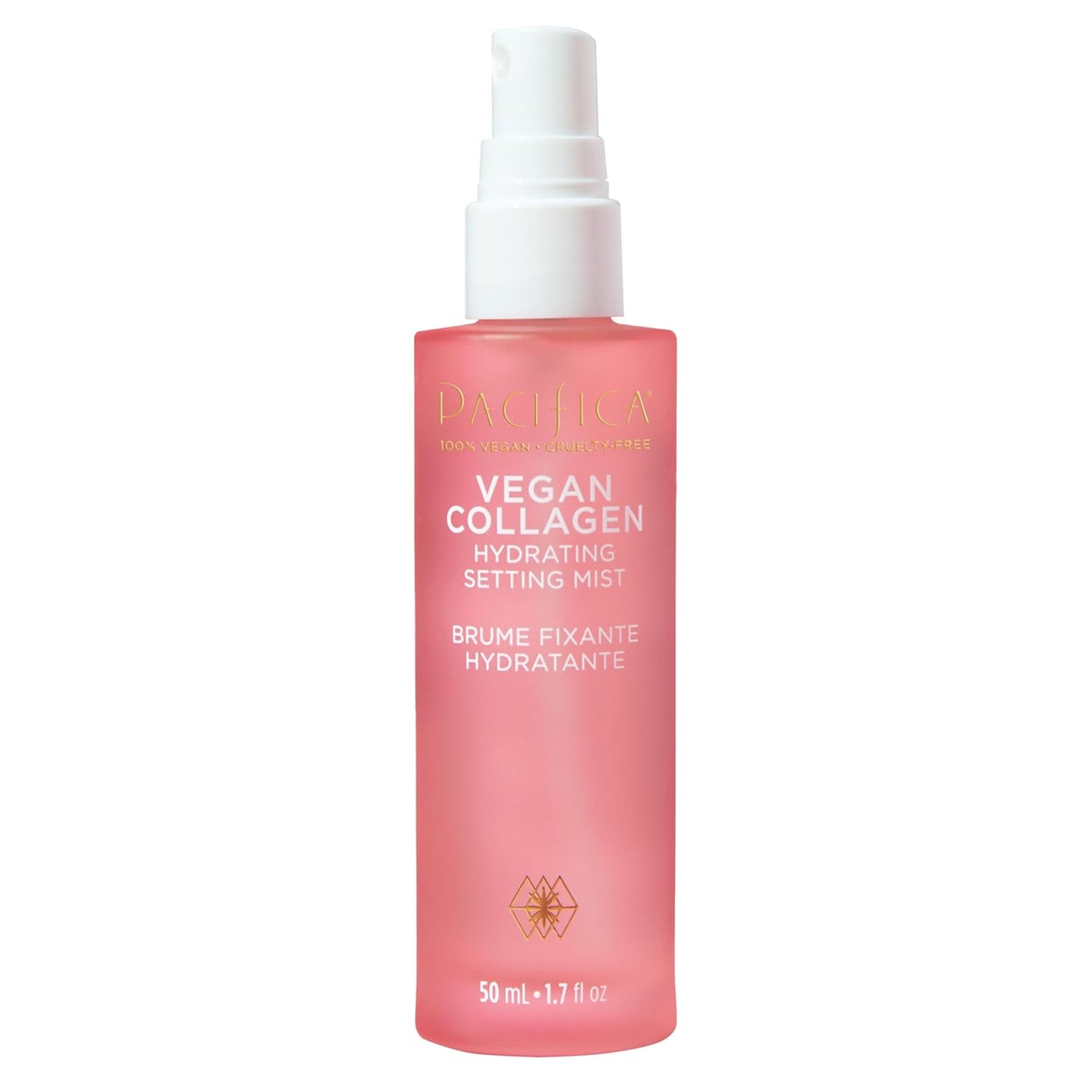 Pacifica Vegan Collagen Hydrating Setting Mist – Dewy Illuminating Face Primer & Makeup Base with Squalane & Ceramides (1.7oz)