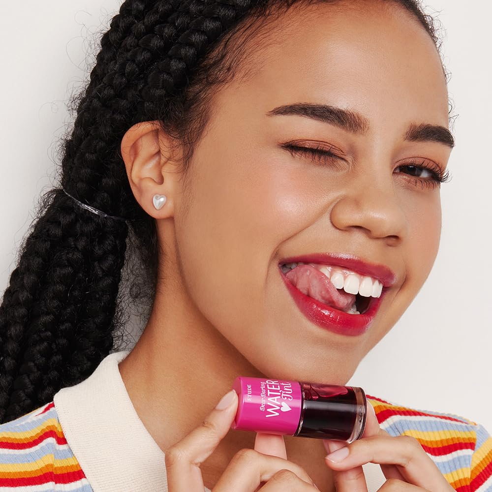 ETUDE Dear Darling Water Tint – Cherry Ade | Vivid, Smudge-Proof & Hydrating Lip Stain | Lightweight Korean Lip Tint (9g)