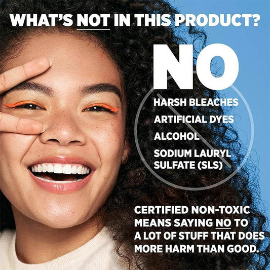 Tiras blanqueadoras naturales para dientes: tratamiento de 21 días, 42 tiras, seguro para el esmalte y sin sensibilidad.