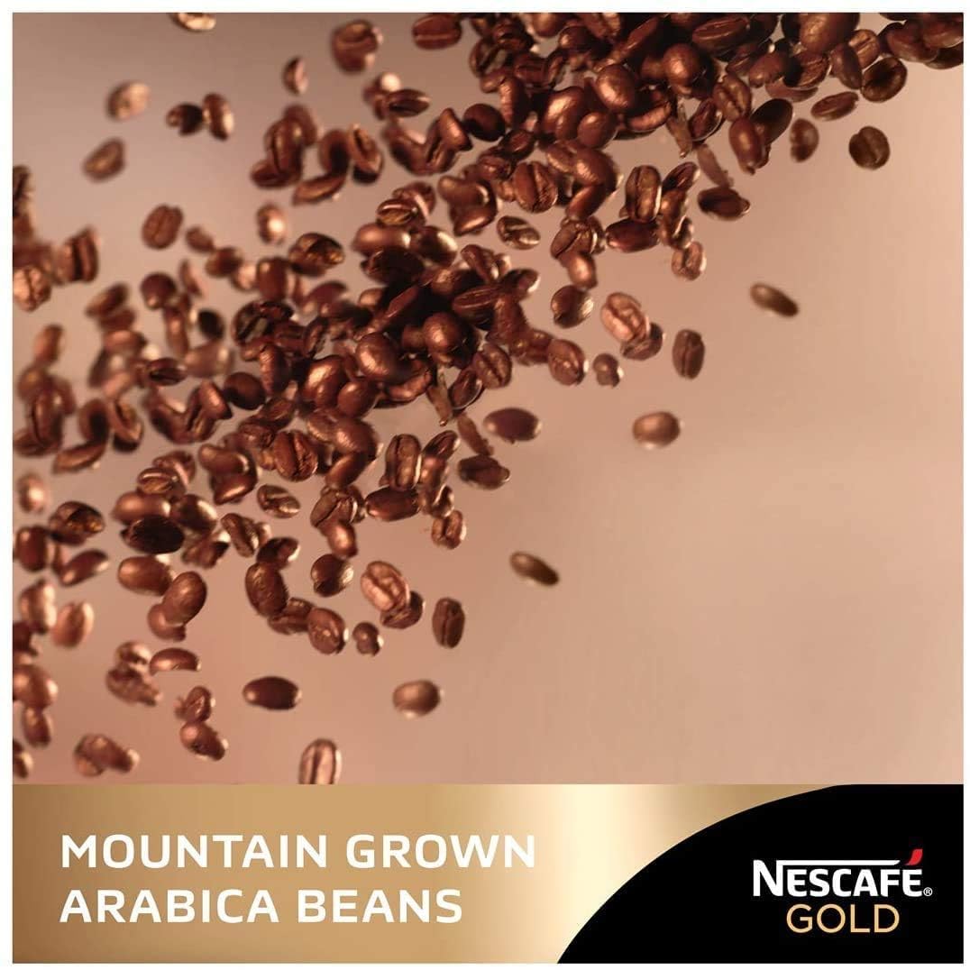 Nestle Nescafe Gold Blend Decaff Ground Coffee Glass Bottle Rich Aroma & Smooth Taste, 3.35 Oz ? 95 G