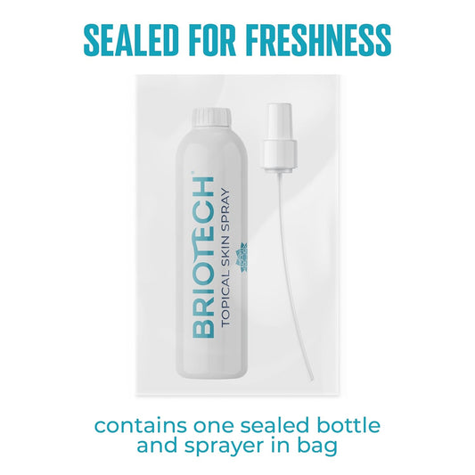 BRIOTECH Hypochlorous Acid Skin Spray – 8oz Soothing Facial & Body Mist for Sensitive Skin, Redness & Irritation Relief