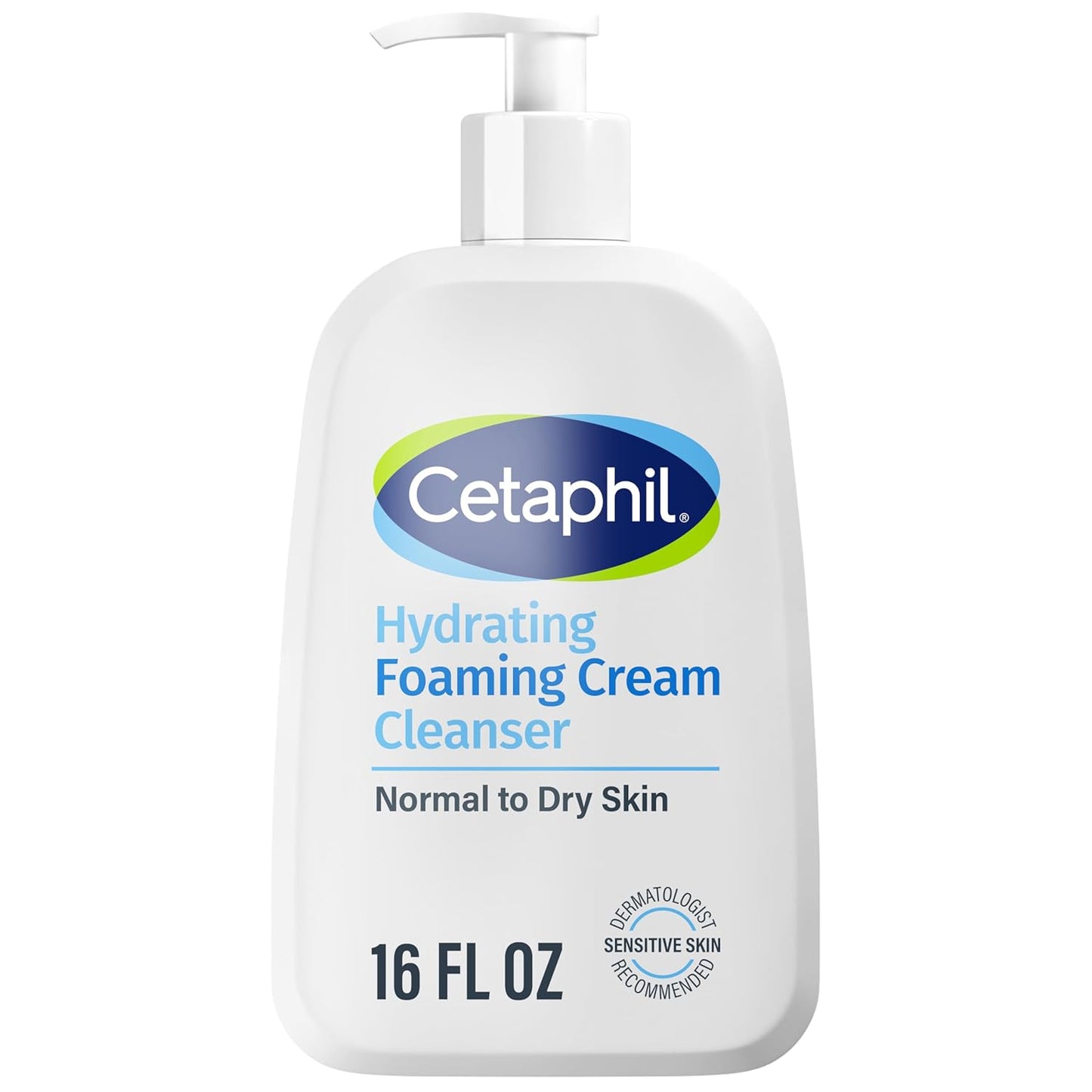 Cetaphil Cream to Foam Face Wash – Hydrating Cleanser for Dry & Sensitive Skin (16 oz)