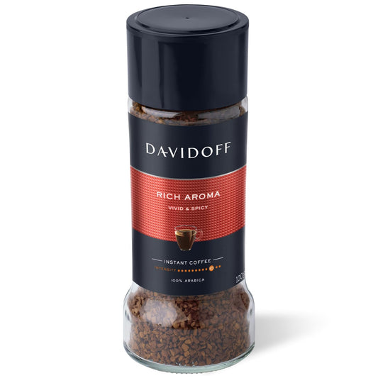 Davidoff Instant Coffee Variety Pack – Crema Intense, Fine Aroma & Rich Aroma (3 x 100g, 100% Arabica)