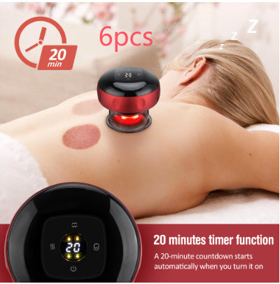 Electric Vacuum Cupping Massage Body Cups Anti-Cellulite Therapy Massager For Body Electric Guasha Scraping Fat Burning Slimming - LUXURY GLOW