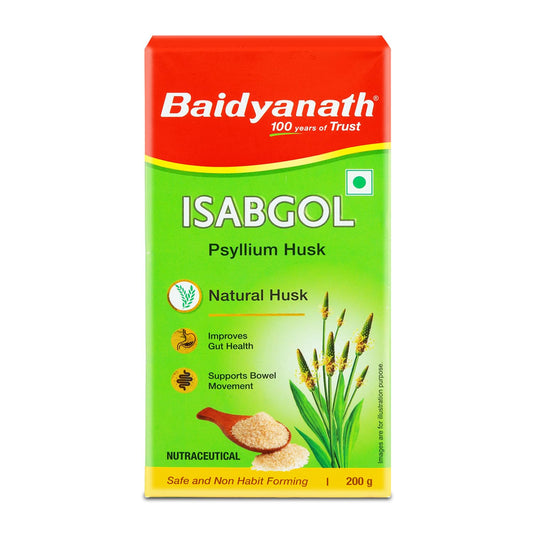 Baidyanath Isabgol Psyllium Husk Powder 200g | Digestive Health & Constipation Relief