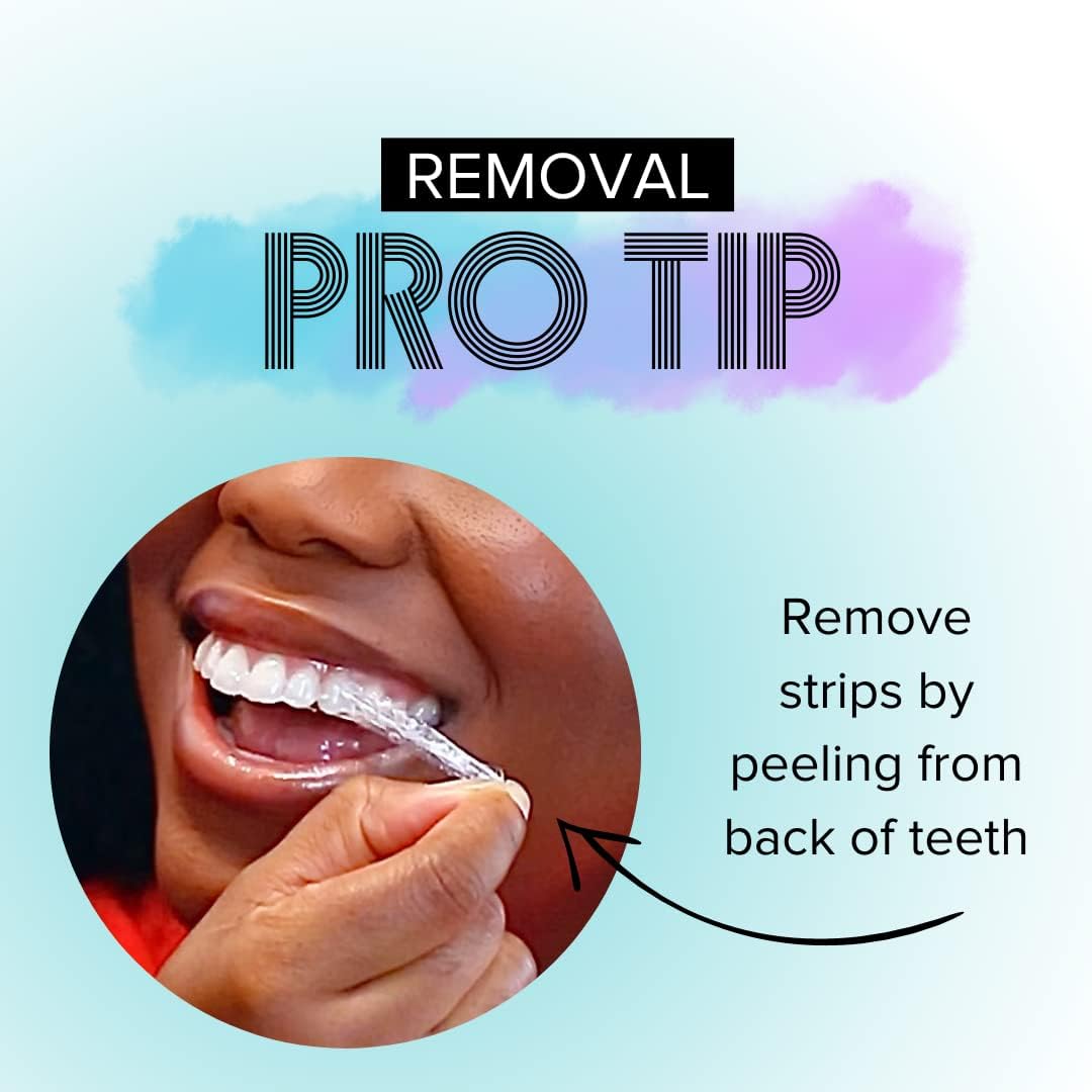 Prostrips Teeth Whitening – 12 Shades Whiter, Enamel-Safe, No Sensitivity, 28 Gentle Strips with Minerals