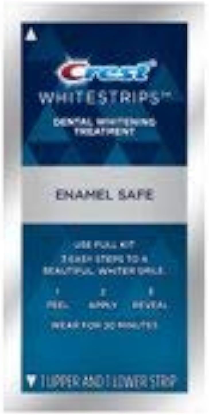 Crest 3D Whitestrips Classic White | Teeth Whitening Kit with Enamel Protection – 10 Treatments (20 Strips)