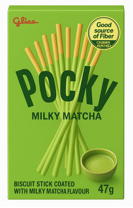 Pocky Biscuit Sticks Variety Pack – 4 Flavours: Strawberry, Chocolate, Matcha, Double Chocolate (Imported, 45g Each)
