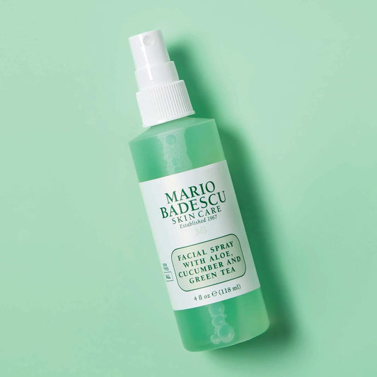 Mario Badescu Facial Spray with Aloe, Cucumber & Green Tea – Hydrating & Refreshing Face Mist for All Skin Types