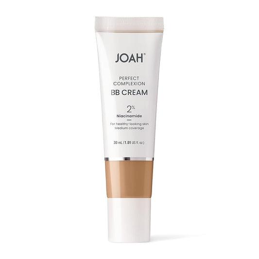 JOAH Beauty Perfect Complexion BB Cream – Medium Buildable Coverage with Hyaluronic Acid & Niacinamide | Lightweight Korean Makeup Semi-Matte Finish