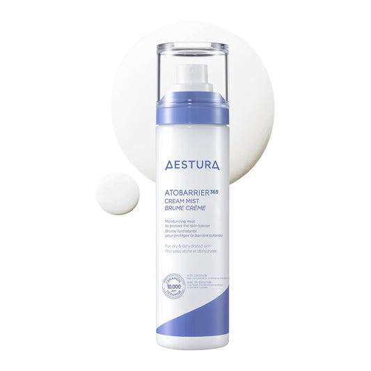 AESTURA ATOBARRIER365 Cream Mist – 10,000ppm Ceramides Hydrating Spray for Dry Skin, 120ml