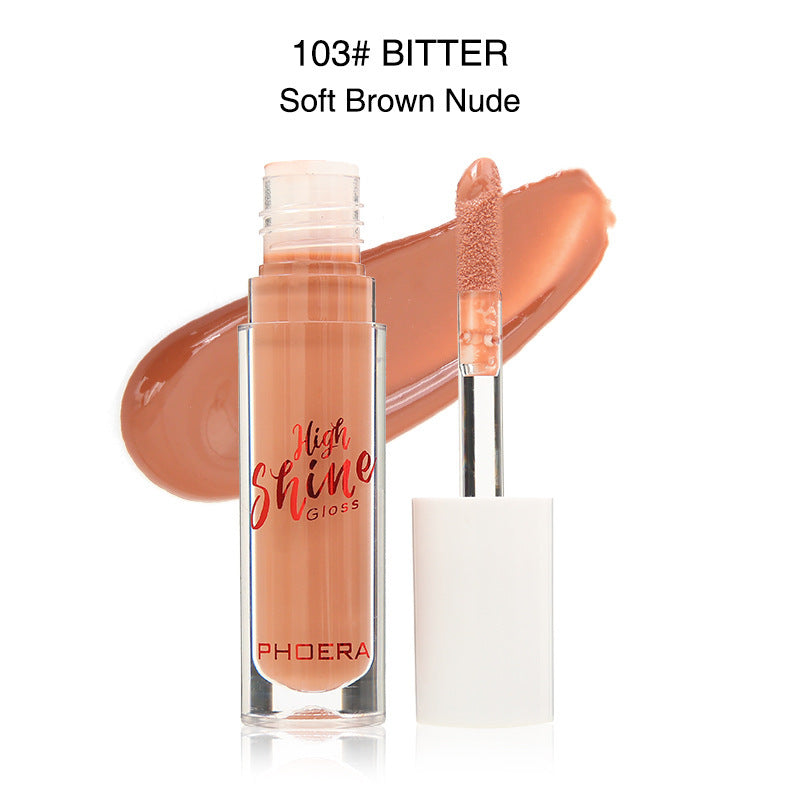Bálsamo labial Crystal Jelly de PHOERA: brillo labial hidratante de larga duración