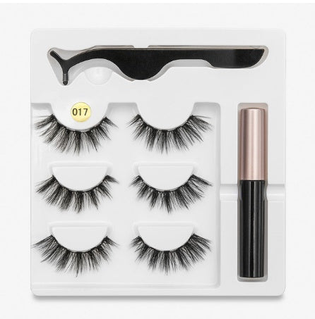 LuxuryGlow Magnetic False Eyelashes – Natural Look with Cotton Stem (1 Pair)