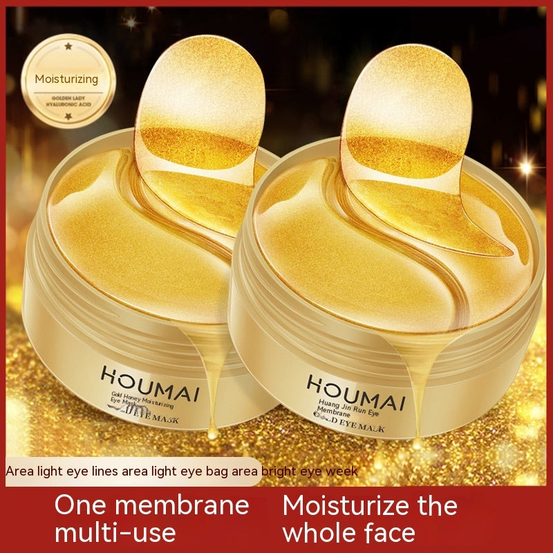 Mascarilla de ojos de oro de 24 quilates Houmai: parches hidratantes y antiedad para el contorno de ojos