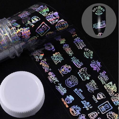 LuxuryGlow Starry Sky Nail Foil Tape – DIY Nail Art Sticker Roll (1 Meter)