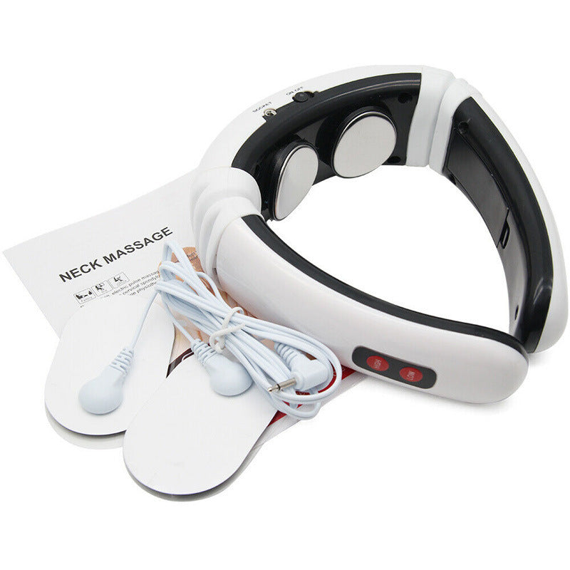 LuxuryGlow Electric Neck & Back Massager – Infrared Heating with 6 Pulse Modes