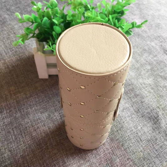 LuxuryGlow 12-Piece Professional Makeup Brush Set with Elegant Storage Bucket