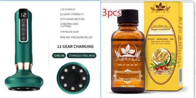 LuxuryGlow Electric Vacuum Cupping Massager – Anti-Cellulite Gua Sha Slimming Device