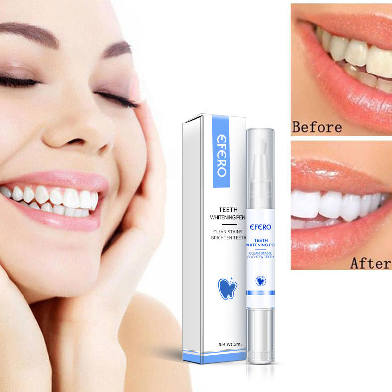 Lápiz blanqueador dental EFERO: elimina la placa, ilumina la sonrisa y mejora la higiene bucal.