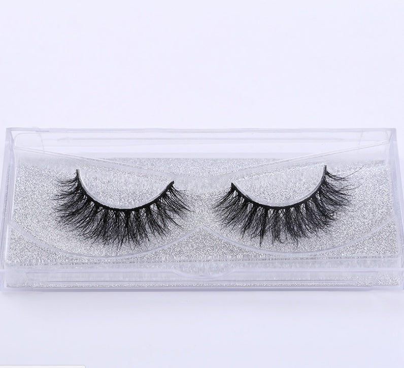 Pestañas postizas 3D de visón LuxuryGlow Faux Aurelia: volumen natural con efecto de cola larga