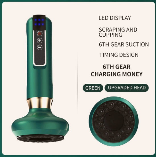 LuxuryGlow Electric Vacuum Cupping Massager – Anti-Cellulite Gua Sha Slimming Device