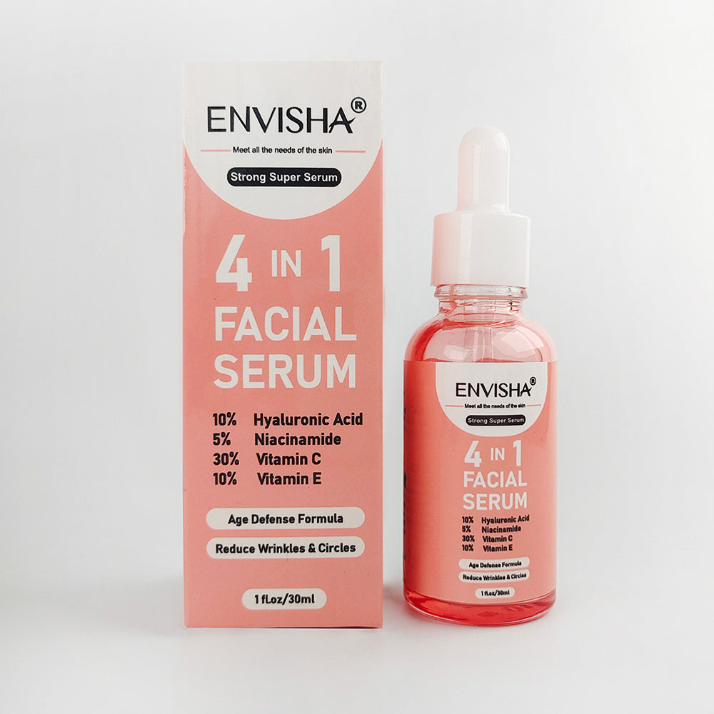 Suero Facial Blanqueador Antiedad ENVISHA – Esencia Hidratante y Reparadora de Arrugas (30 ml)