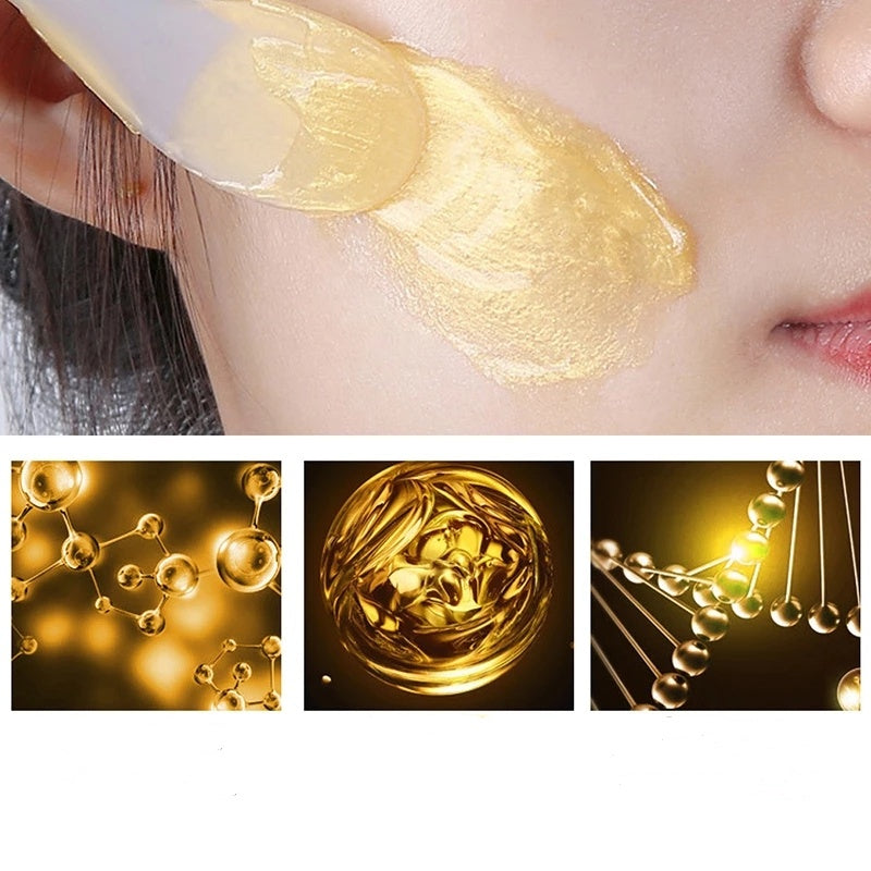 Mascarilla facial desprendible LAIKOU Gold Foil Snail: hidratación profunda y rejuvenecimiento de la piel (50 g)
