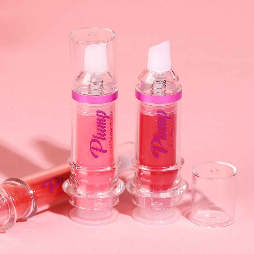 Mirror Shine Lip Gloss - Honey Moisture & Spicy Tint - LUXURY GLOW