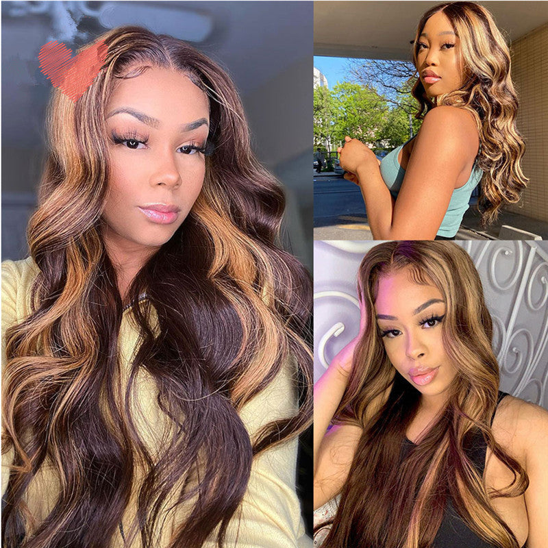LuxuryGlow Women's Long Curly Synthetic Wig – Natural Look, Heat-Resistant Rose Net Cap