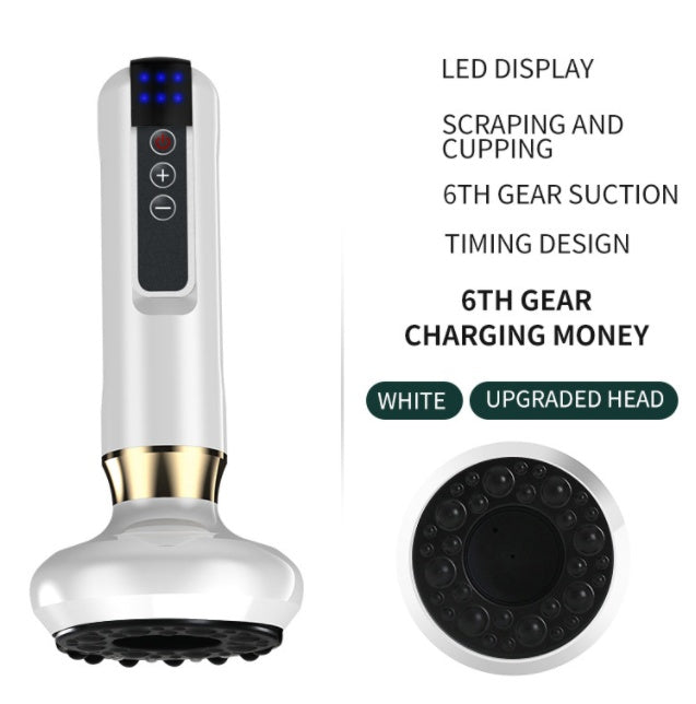 LuxuryGlow Electric Vacuum Cupping Massager – Anti-Cellulite Gua Sha Slimming Device