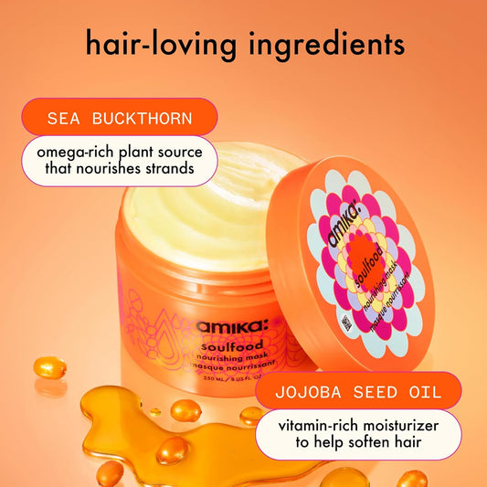 Amika Soulfood Nourishing Hair Mask – Deep Conditioning for Shine & Strength