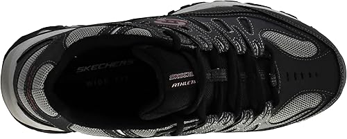 Skechers Men’s Afterburn M. Fit Sneakers | Leather Memory Foam Trainers