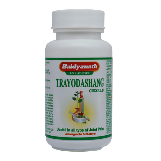 Baidyanath Trayodashang Guggulu 80 Tablets – Ayurvedic Relief for Nerves, Joints & Muscles