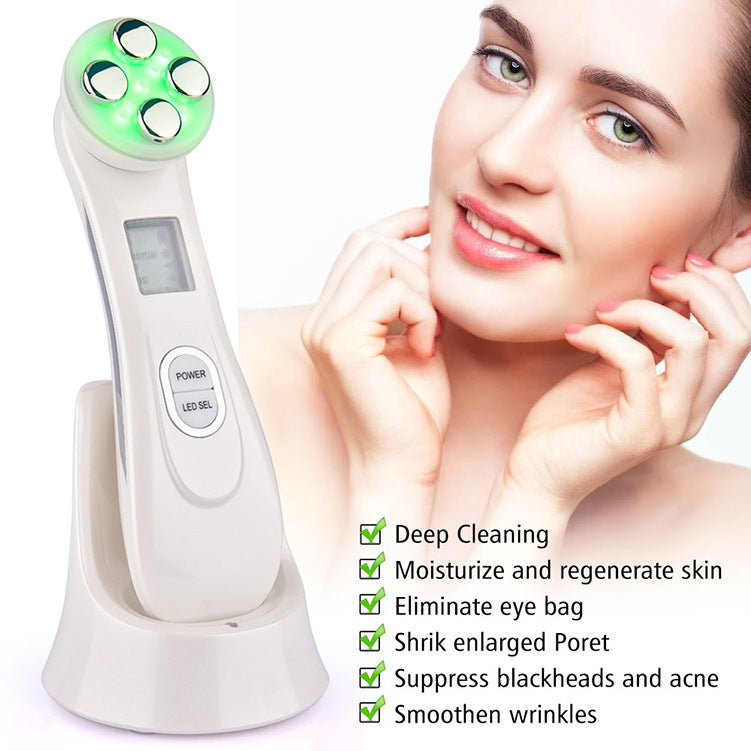 LuxuryGlow EMS RF Facial Rejuvenation Device – Skin Tightening & Anti-Aging Tool
