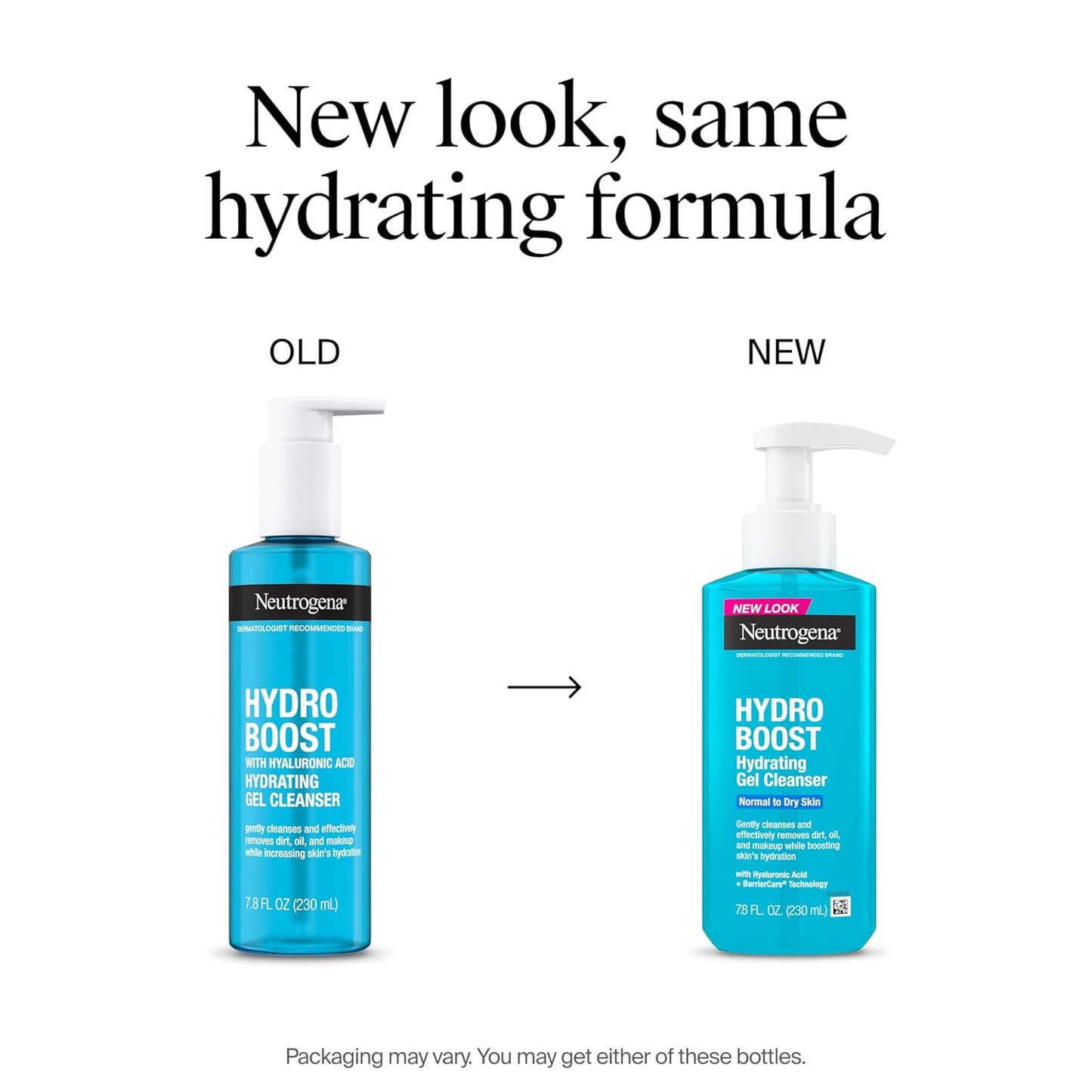 Neutrogena Hydro Boost Hydrating Face Wash – Gel Cleanser with Hyaluronic Acid, 7.8 fl oz