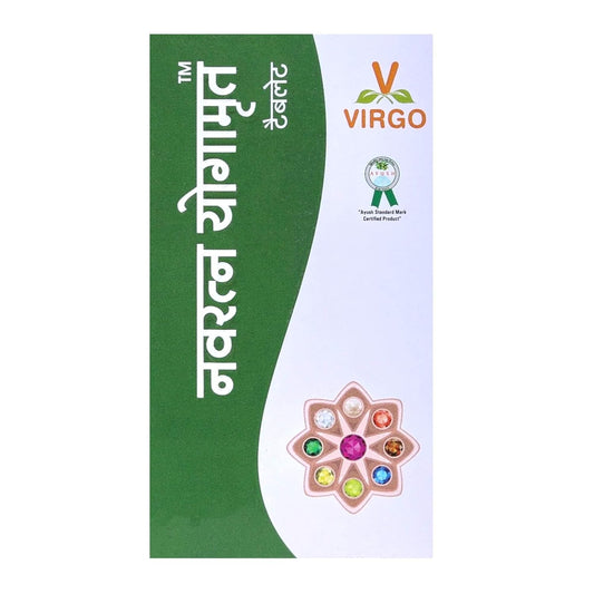 Virgo Navratna Yogamrit Ayurvedic Tablets – Boost Vitality, Immunity & Longevity (30 Tablets | Unjha Ayurvedic Pharmacy)