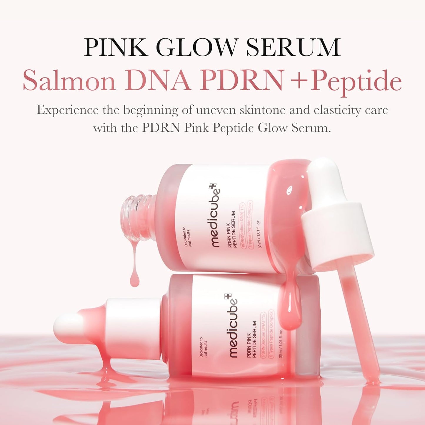 MEDICUBE PDRN Pink Peptide Serum | Skin Brightening & Firming Care