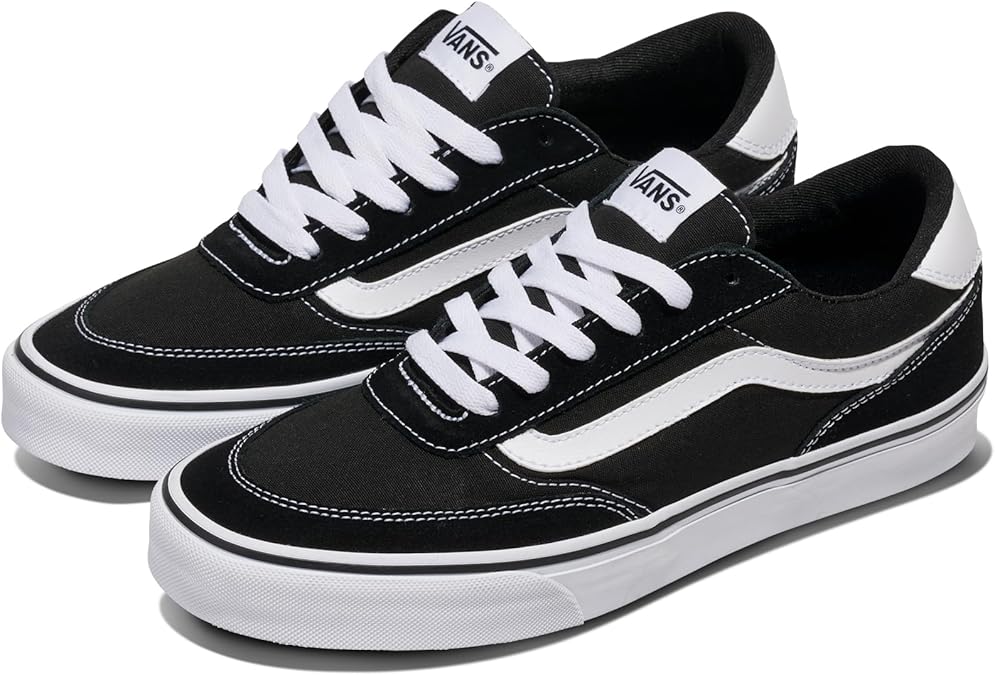 Vans Men’s Brooklyn LS Sneakers | Suede Low-Top Streetwear Shoes