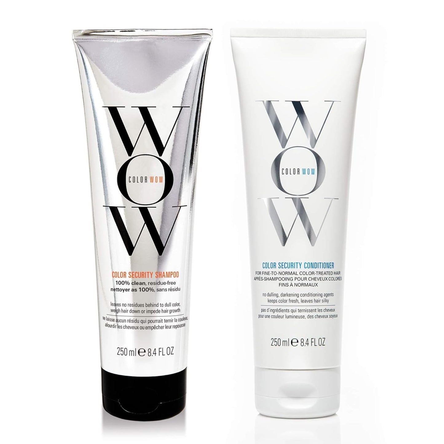 COLOR WOW Dream Clean Duo | Sulfate-Free Color Security Shampoo & Weightless Conditioner | Hydrates, Strengthens & Boosts Gloss | For Fine & Color-Treated Hair