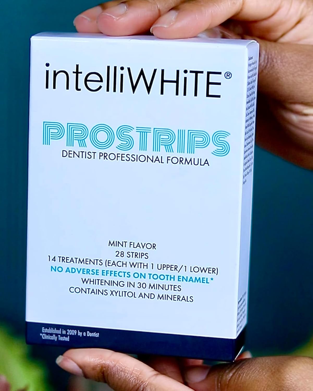 Prostrips Teeth Whitening – 12 Shades Whiter, Enamel-Safe, No Sensitivity, 28 Gentle Strips with Minerals