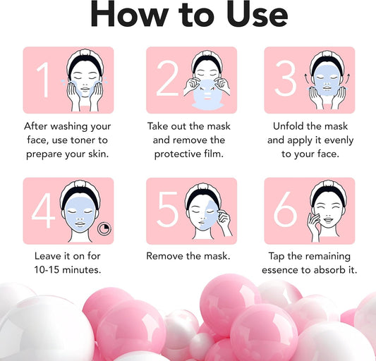 MAYMEDIC Collagen Face Sheet Mask (5 Pcs) – Hydrating, Firming & Anti-Aging Skincare for All Skin Types